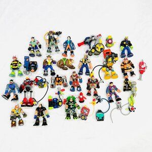 Vintage Mattel Fisher Price Rescue Heroes Action Figures Lot